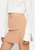 Taupe Seen You Before Mini Skirt sold by Dolls Kill