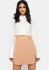 Taupe Seen You Before Mini Skirt sold by Dolls Kill