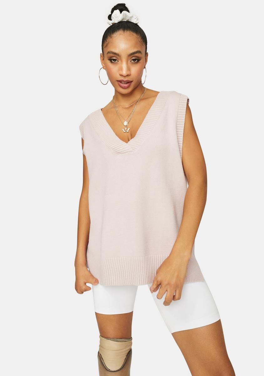 Posh Plans Oversized Sweater Vest sold by Dolls Kill product image thumbnail 2