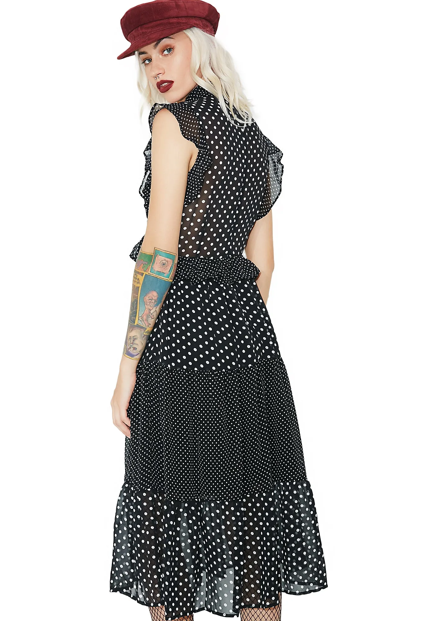 Gettin' Good Polka Dot Dress sold by Dolls Kill product image thumbnail 4