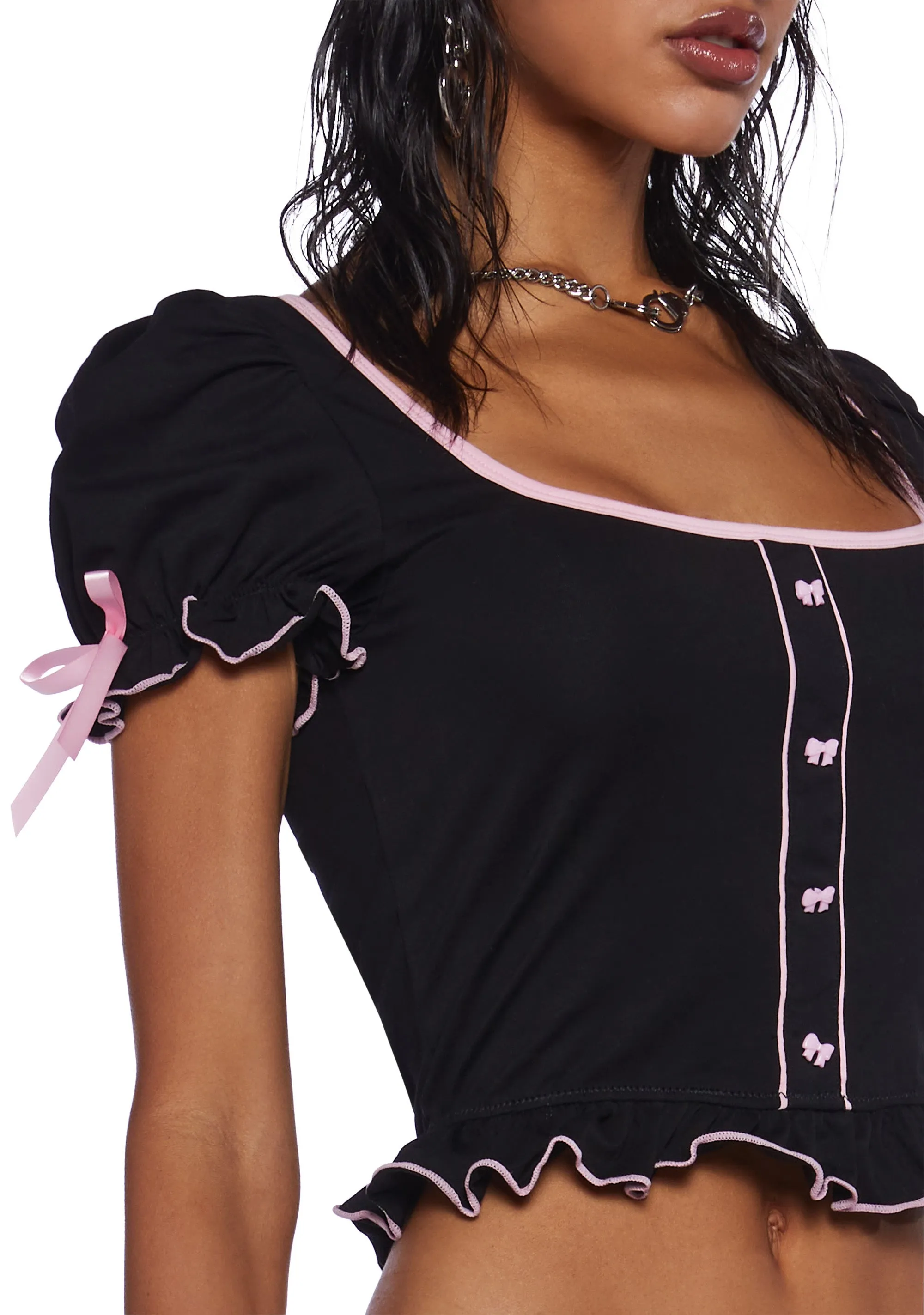 Darling Visions Short Sleeve Top sold by Dolls Kill product image thumbnail 5