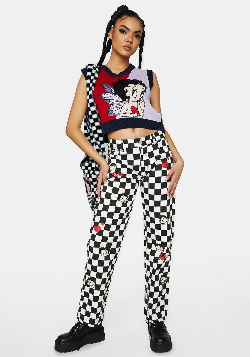 X Betty Boop Knit Vest sold by Dolls Kill product image thumbnail 3