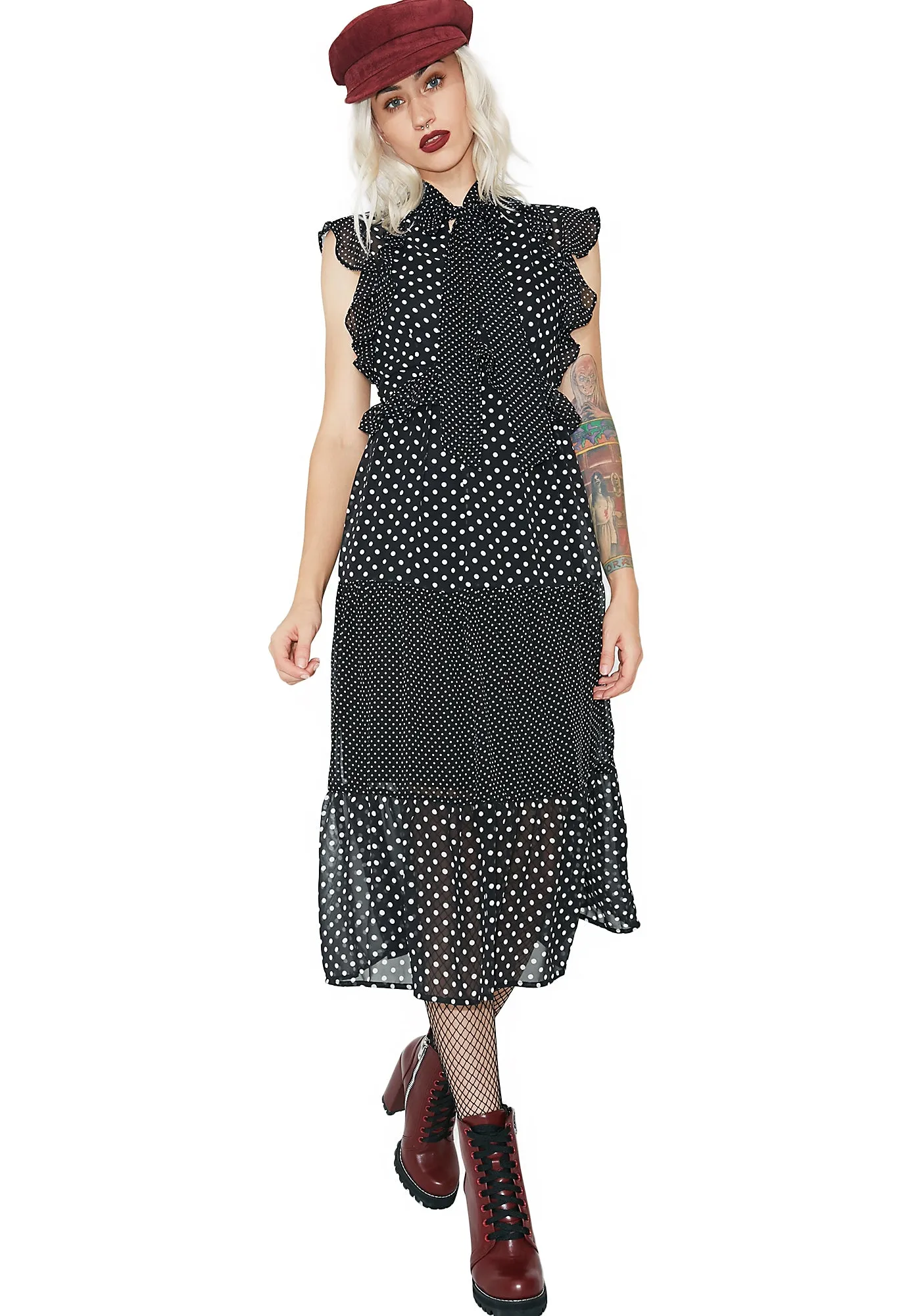 Gettin' Good Polka Dot Dress sold by Dolls Kill product image thumbnail 5