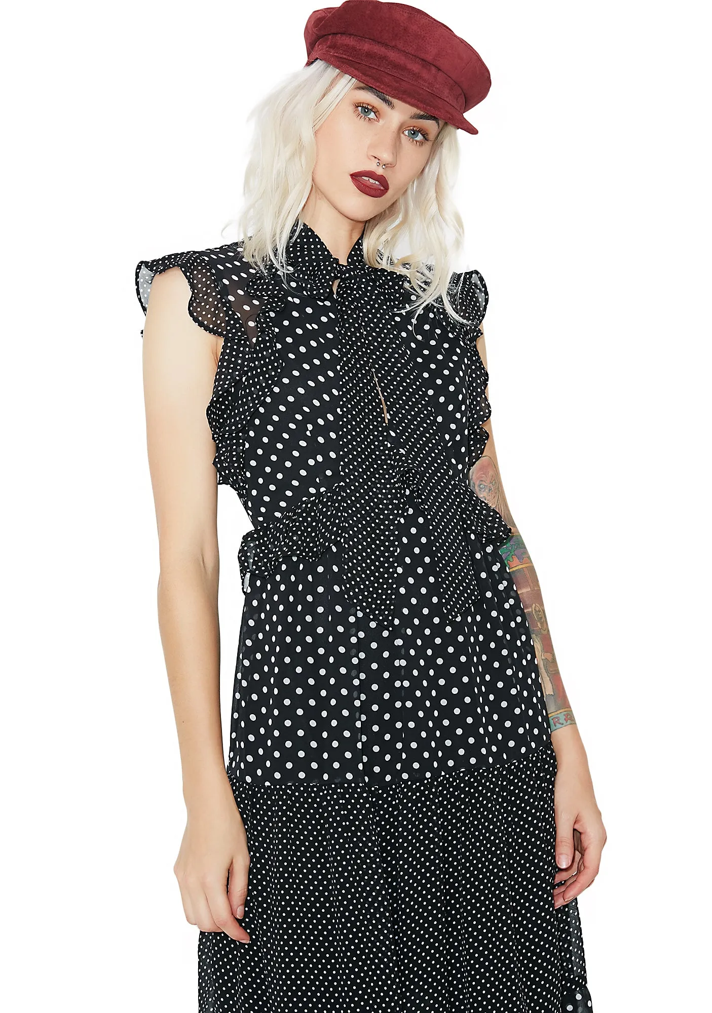 Gettin' Good Polka Dot Dress sold by Dolls Kill product image thumbnail 3