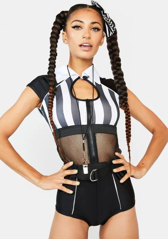 Roughhousing Referee Costume Set sold by Dolls Kill