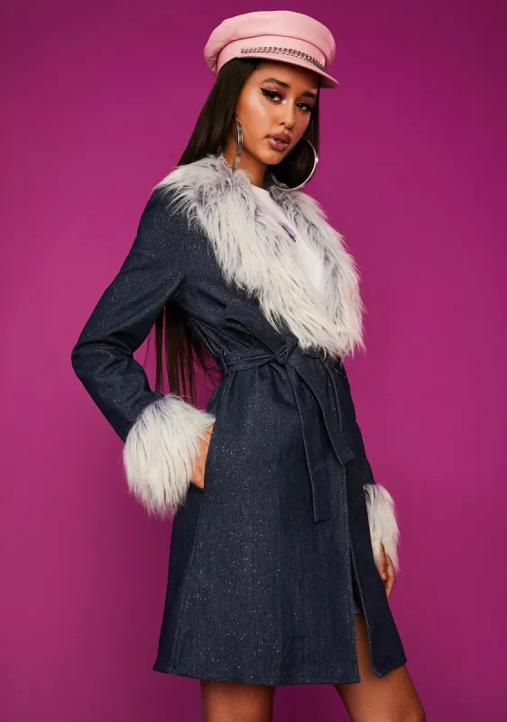 All Dressed Up Sparkle Coat sold by Dolls Kill