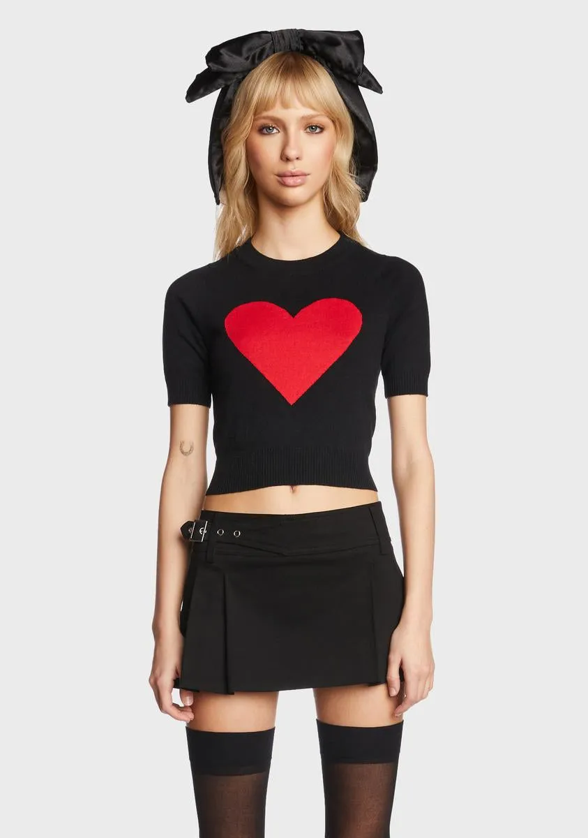 Flirty Season Knit Sweater sold by Dolls Kill