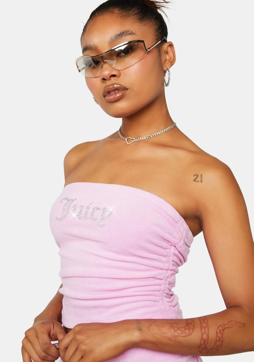 Violet Dusk Bling Tube Top sold by Dolls Kill product image thumbnail 2