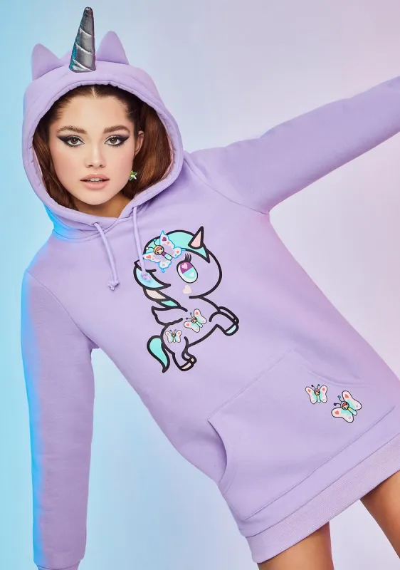 Fairy Kingdom Graphic Oversized Hoodie sold by Dolls Kill