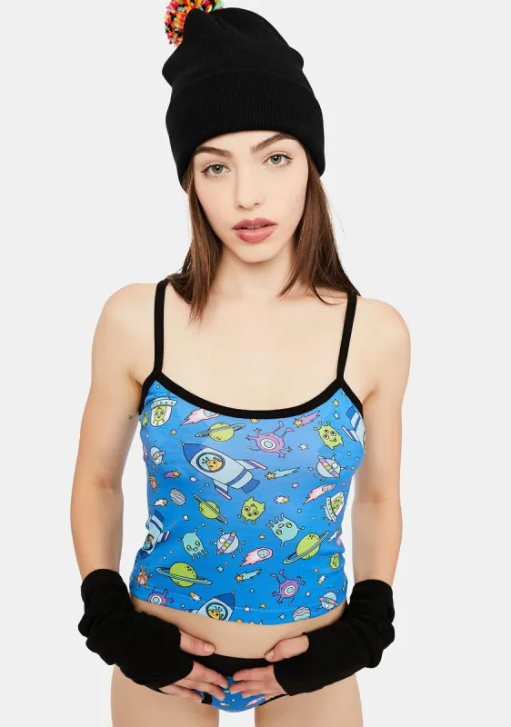 Whole New World Alien Print Cami sold by Dolls Kill