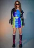 Fastest Lane Colorblock Halter Set sold by Dolls Kill