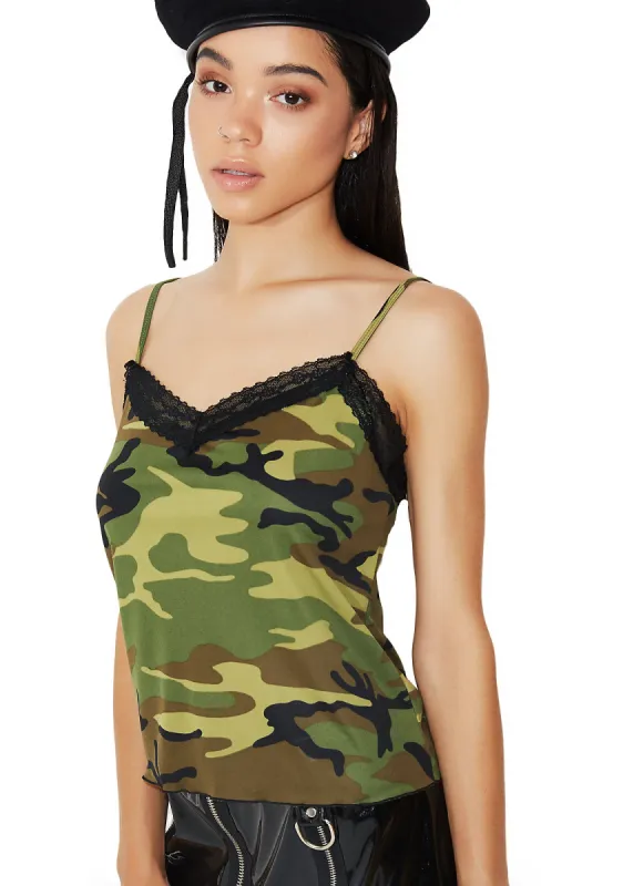 Cadet Cutie Lacy Camisole sold by Dolls Kill