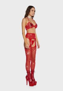 Beyond Bejeweled Lingerie Set sold by Dolls Kill