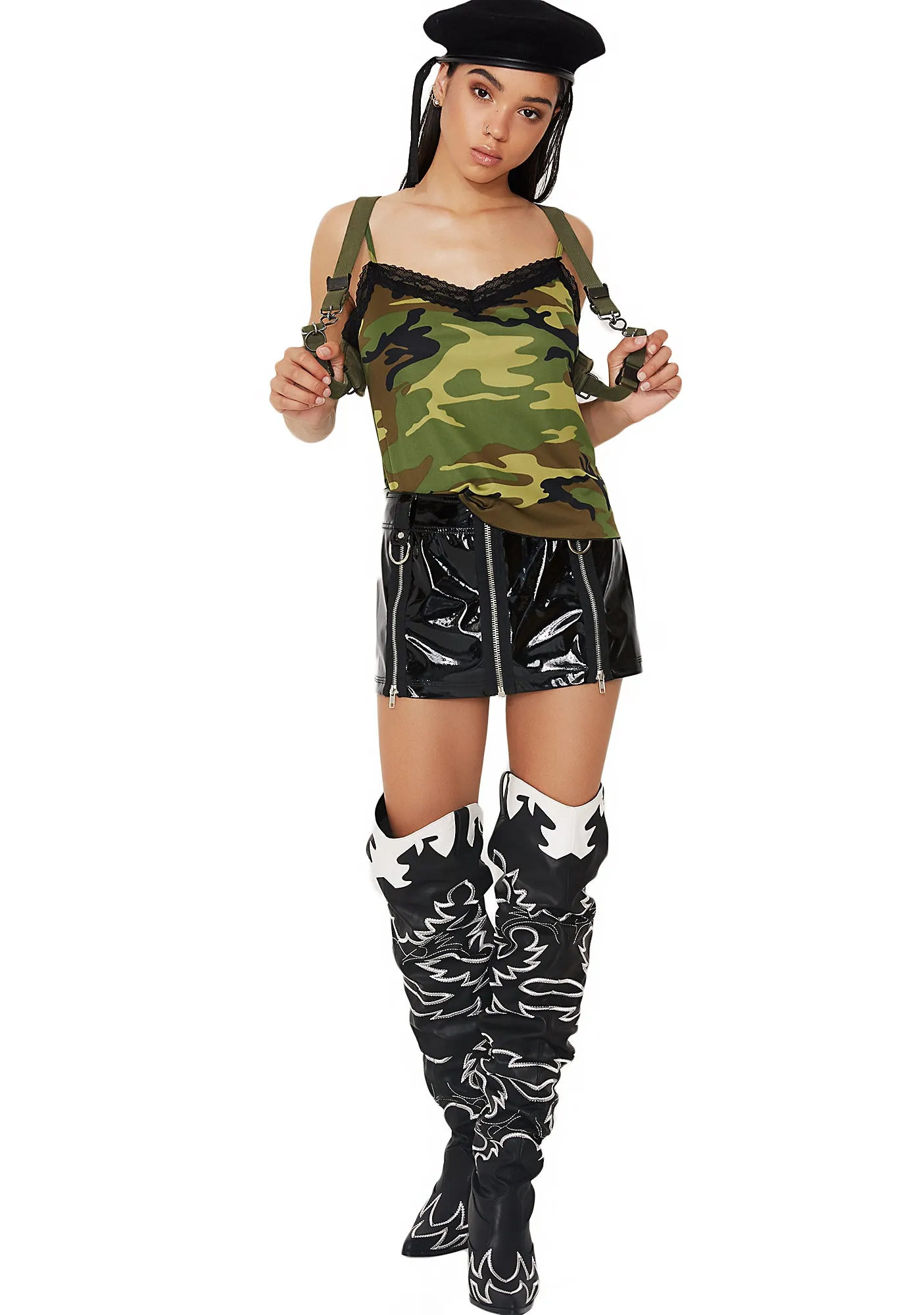 Cadet Cutie Lacy Camisole sold by Dolls Kill product image thumbnail 5