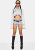 Not Too Timid Denim Jacket sold by Dolls Kill