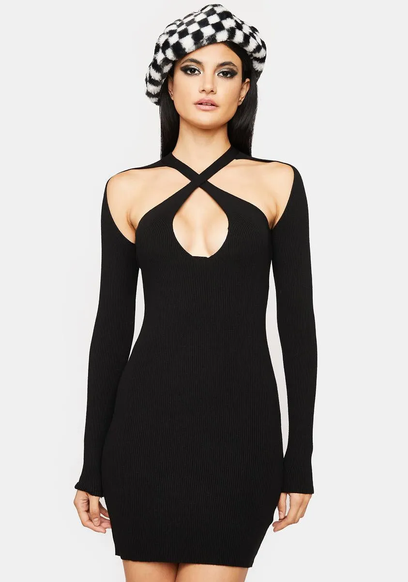 Noir Road To Vegas Mini Dress sold by Dolls Kill