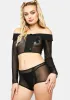 What's To Come Mesh Lingerie Set sold by Dolls Kill