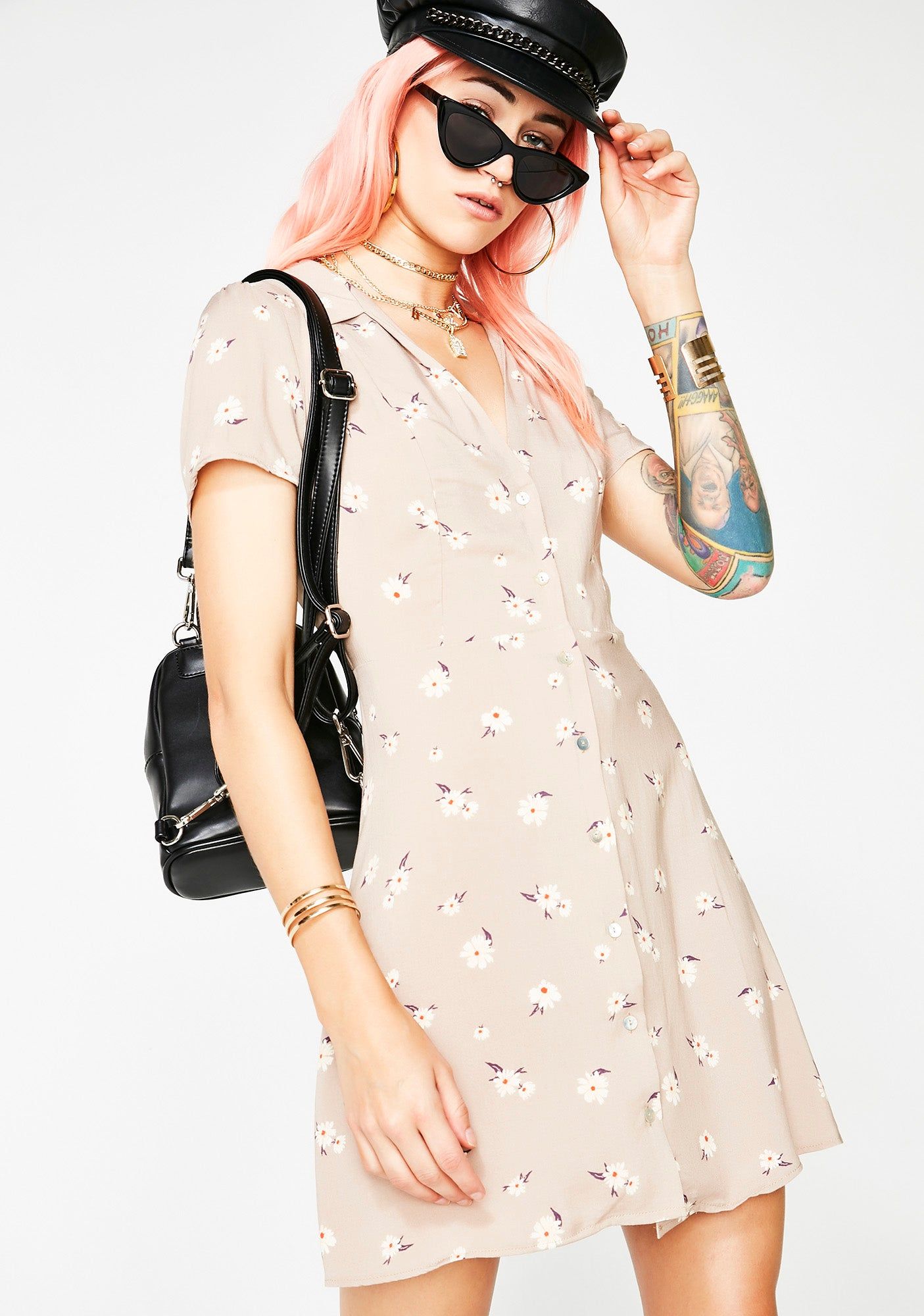 Early Bloomer Floral Dress sold by Dolls Kill product image thumbnail 2