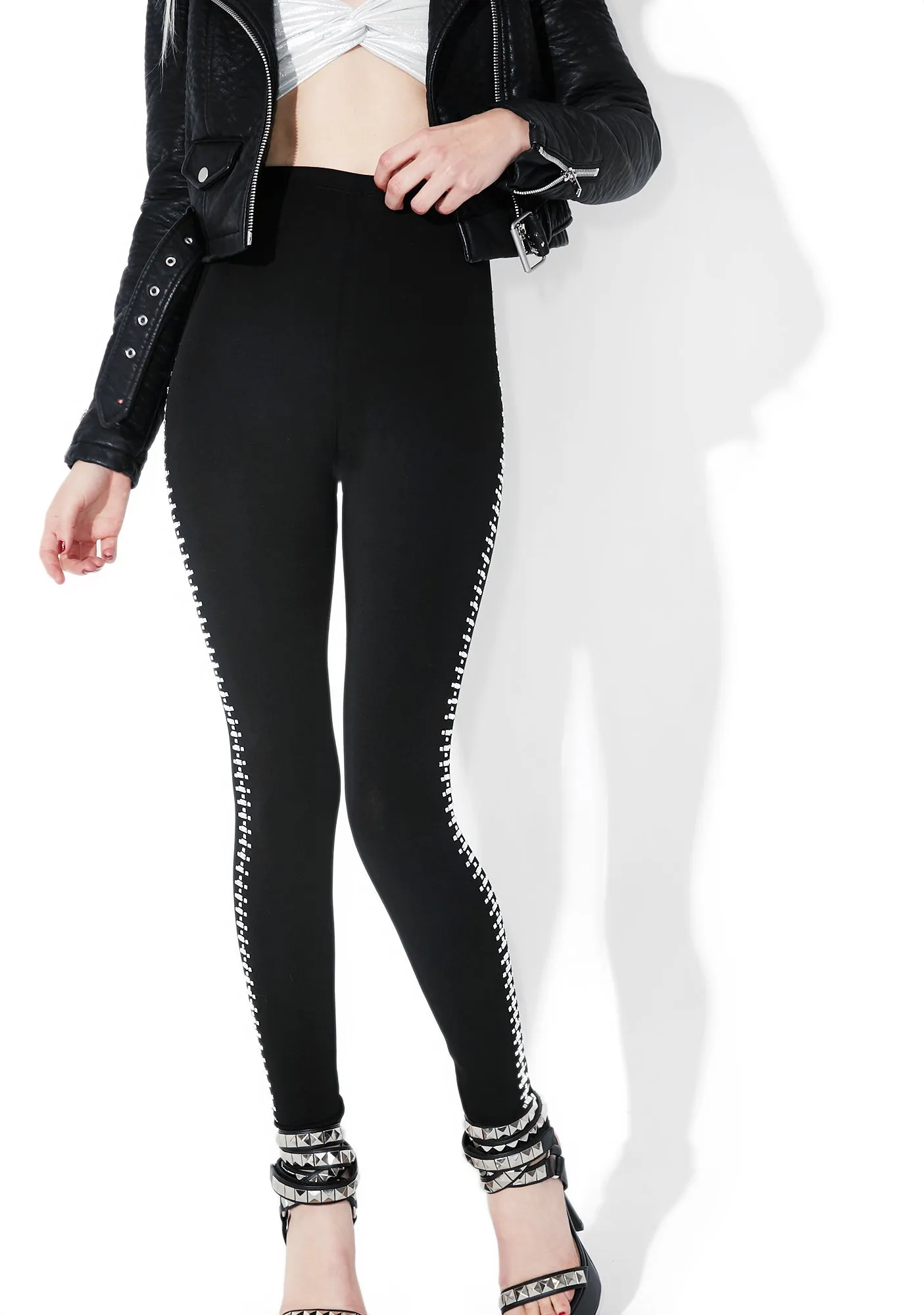 Do the Dark Jeweled Leggings sold by Dolls Kill product image thumbnail 3