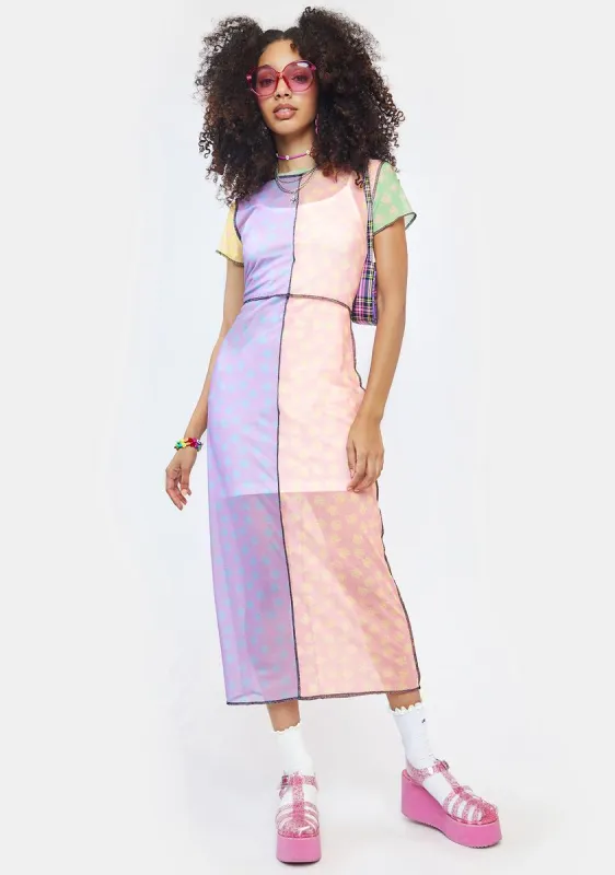 Blurry Midi Dress sold by Dolls Kill