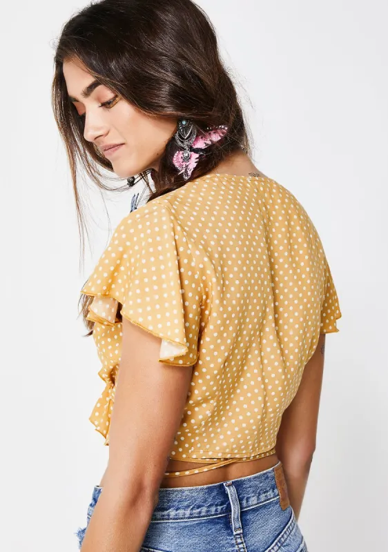 Through The Fields Crop Top sold by Dolls Kill
