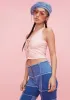 Arcade Made Lace Up Crop Tank sold by Dolls Kill