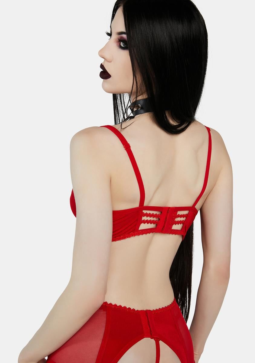 Forbidden Desire Lace Lingerie Set sold by Dolls Kill product image thumbnail 4