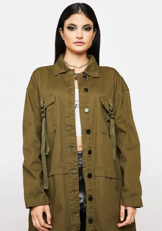 Call Me Cute Shirt Jacket sold by Dolls Kill