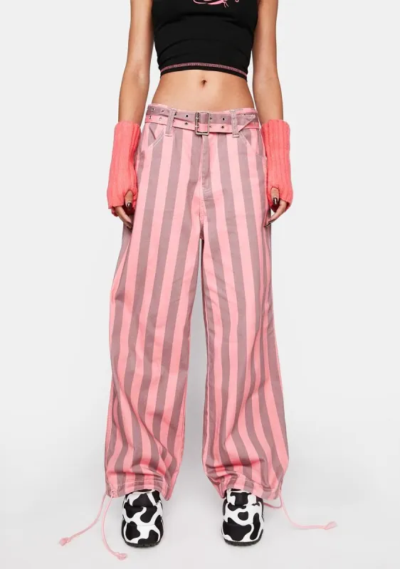 Hello Darling Striped Pants sold by Dolls Kill