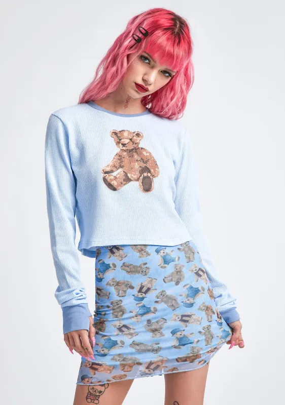 Total Softy Long Sleeve Thermal Tee sold by Dolls Kill