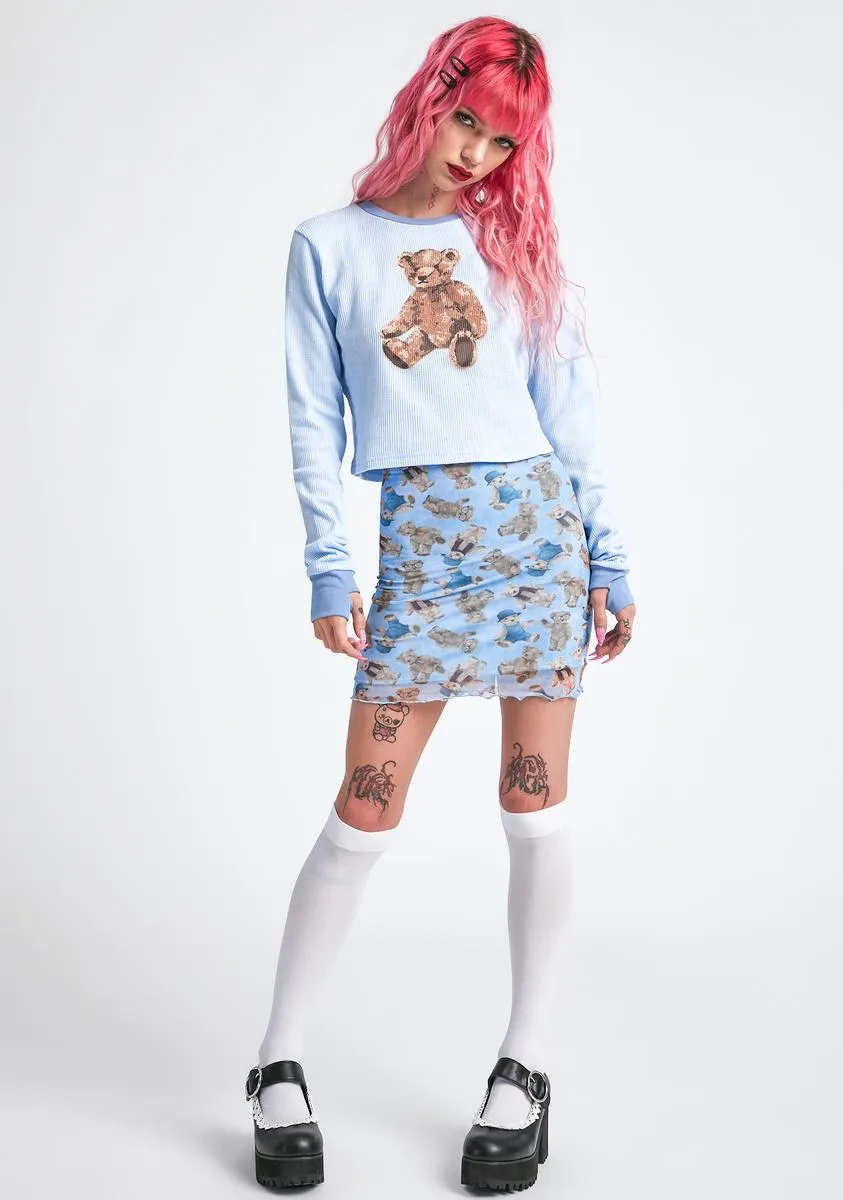 Total Softy Long Sleeve Thermal Tee sold by Dolls Kill product image thumbnail 3