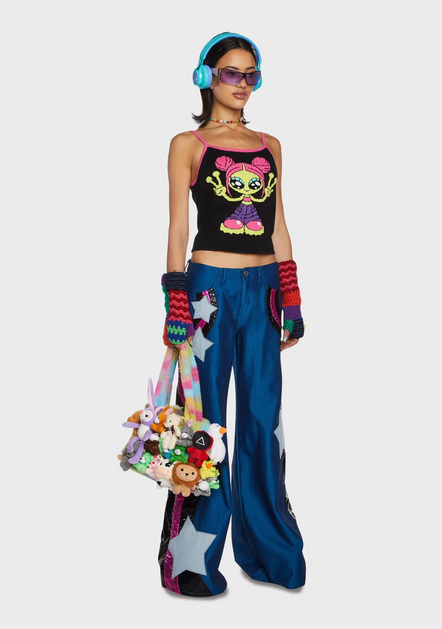 Superstar Behavior Wide Leg Jeans sold by Dolls Kill product image thumbnail 5