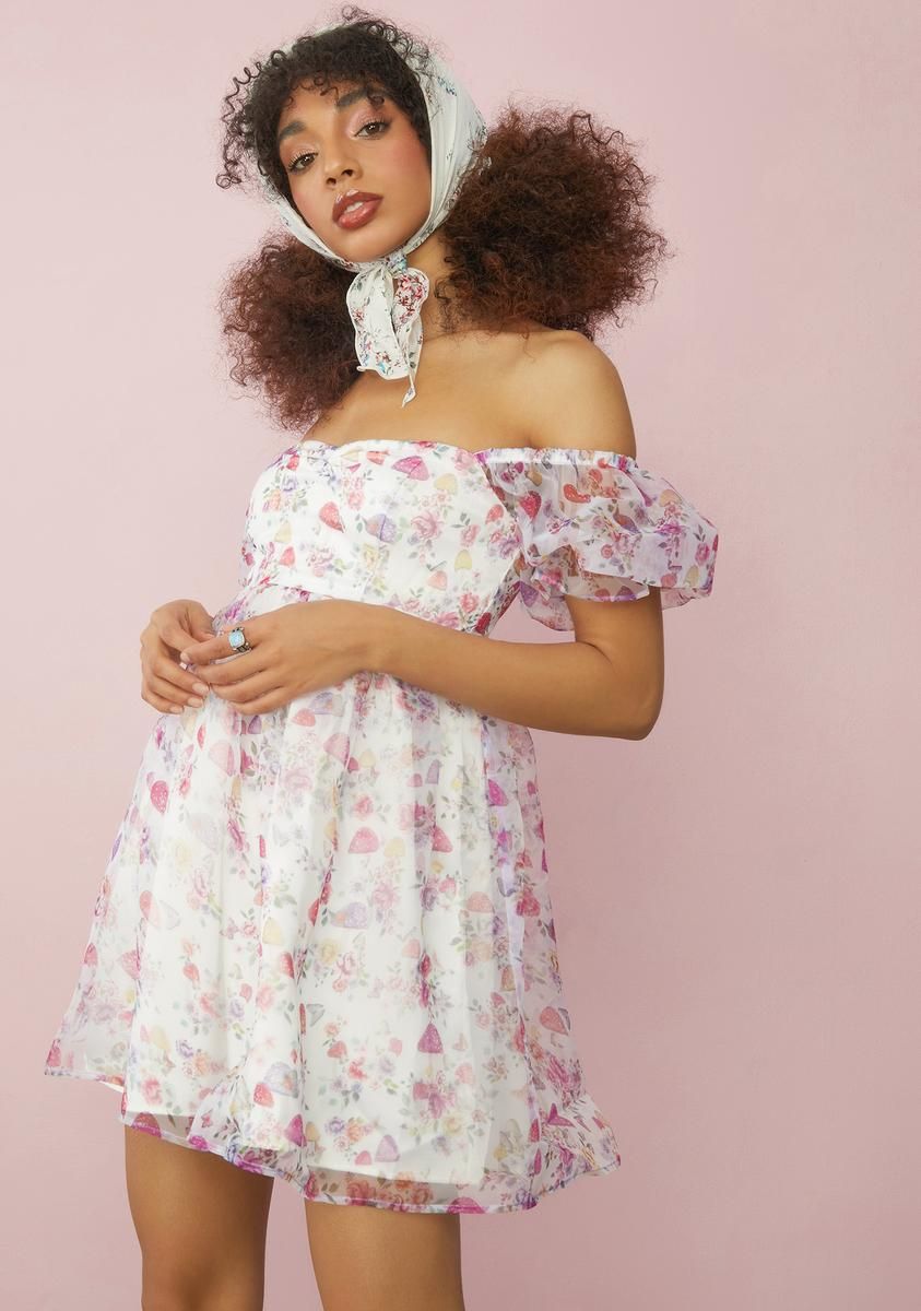 On A Whim Chiffon Babydoll Dress sold by Dolls Kill product image thumbnail 2