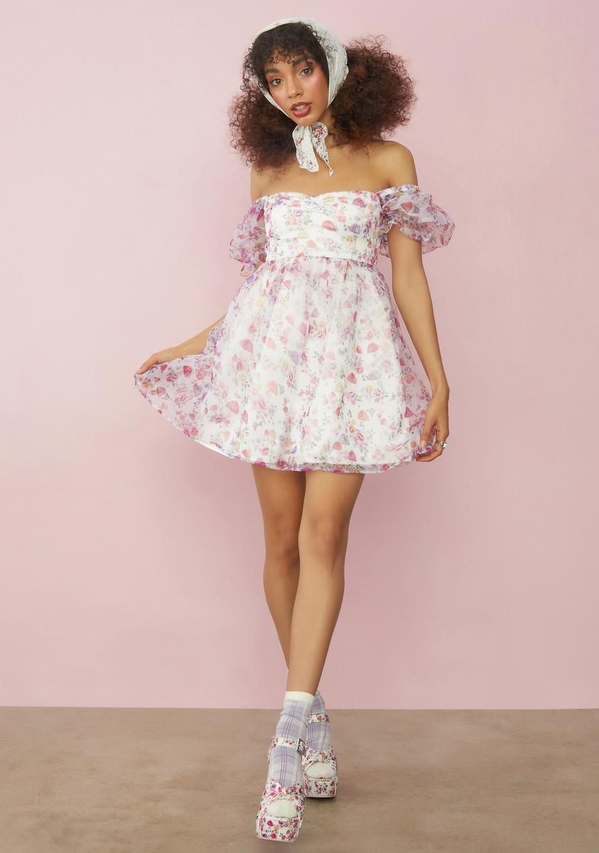 On A Whim Chiffon Babydoll Dress sold by Dolls Kill product image thumbnail 3