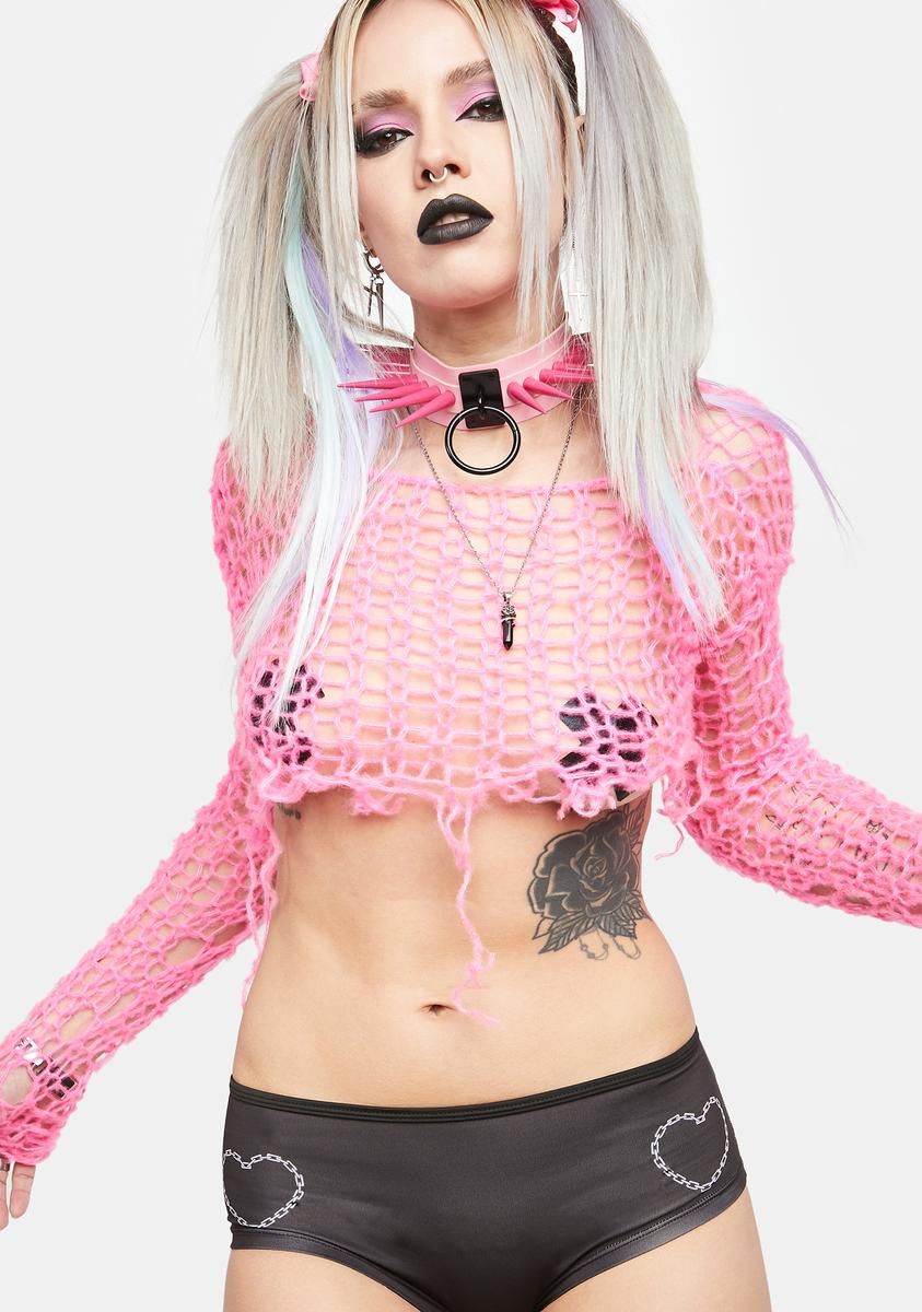 Fuck Me Heart Boyshort Panties sold by Dolls Kill product image thumbnail 4