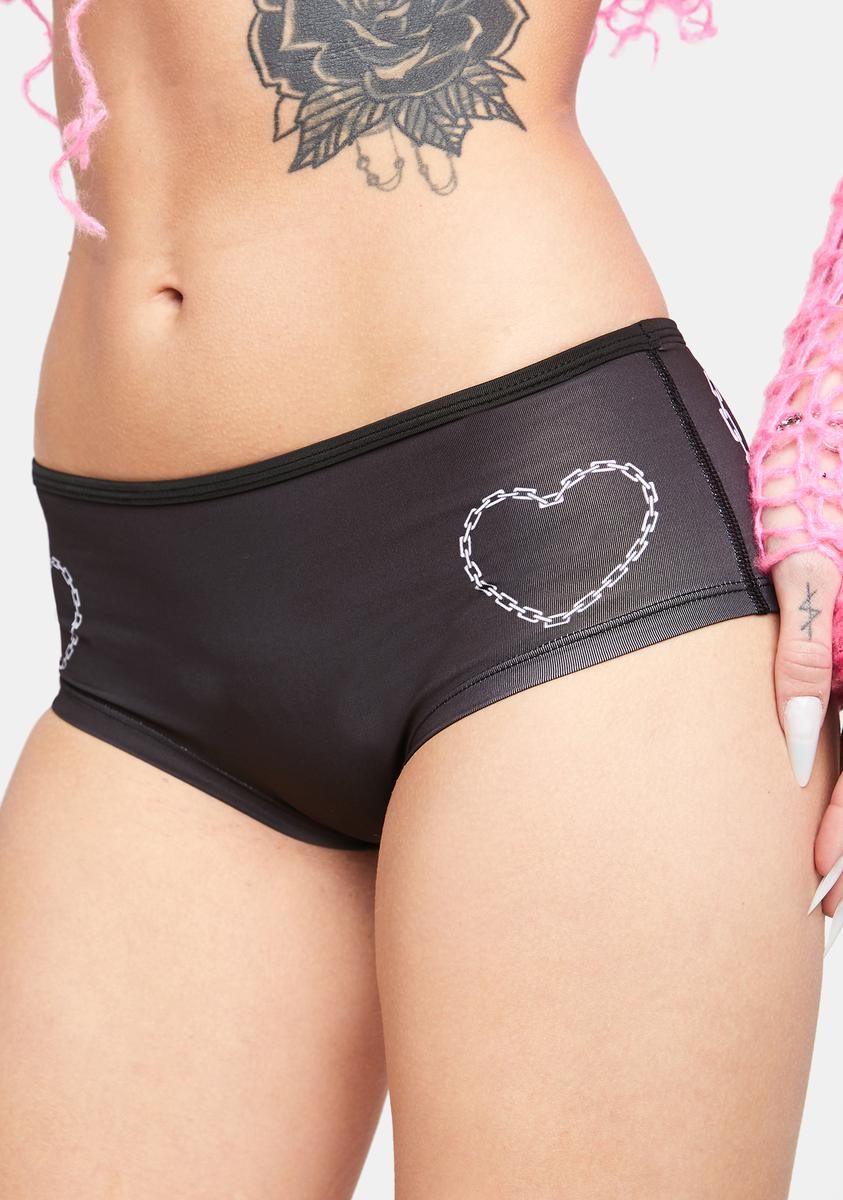 Fuck Me Heart Boyshort Panties sold by Dolls Kill product image thumbnail 2