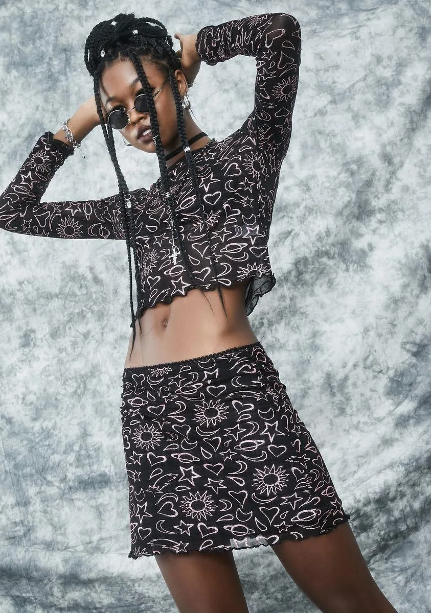 Girl Of Ur Nightmares Crop Top sold by Dolls Kill product image thumbnail 2