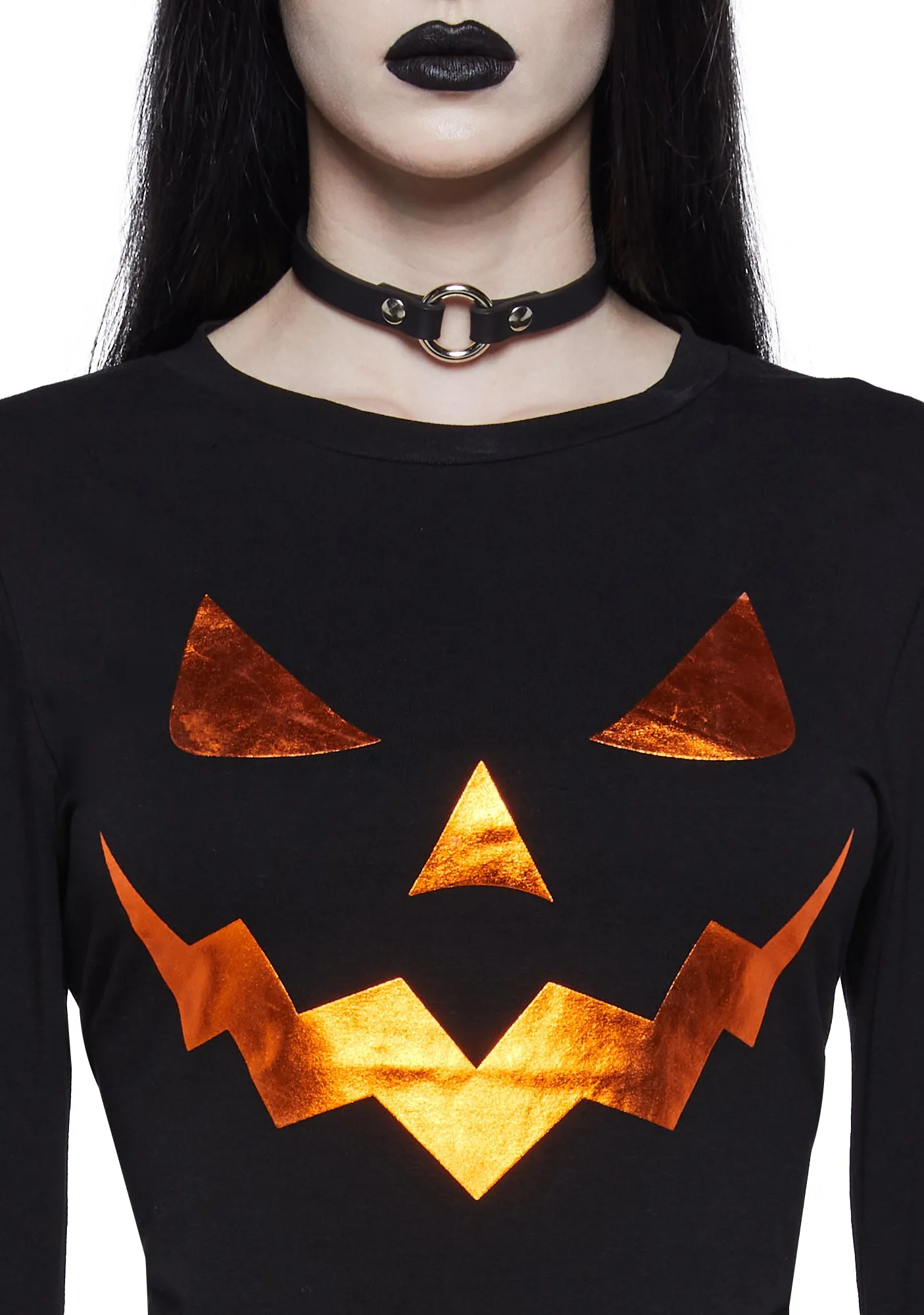 Wicked Thots Pumpkin Mini Dress sold by Dolls Kill product image thumbnail 4