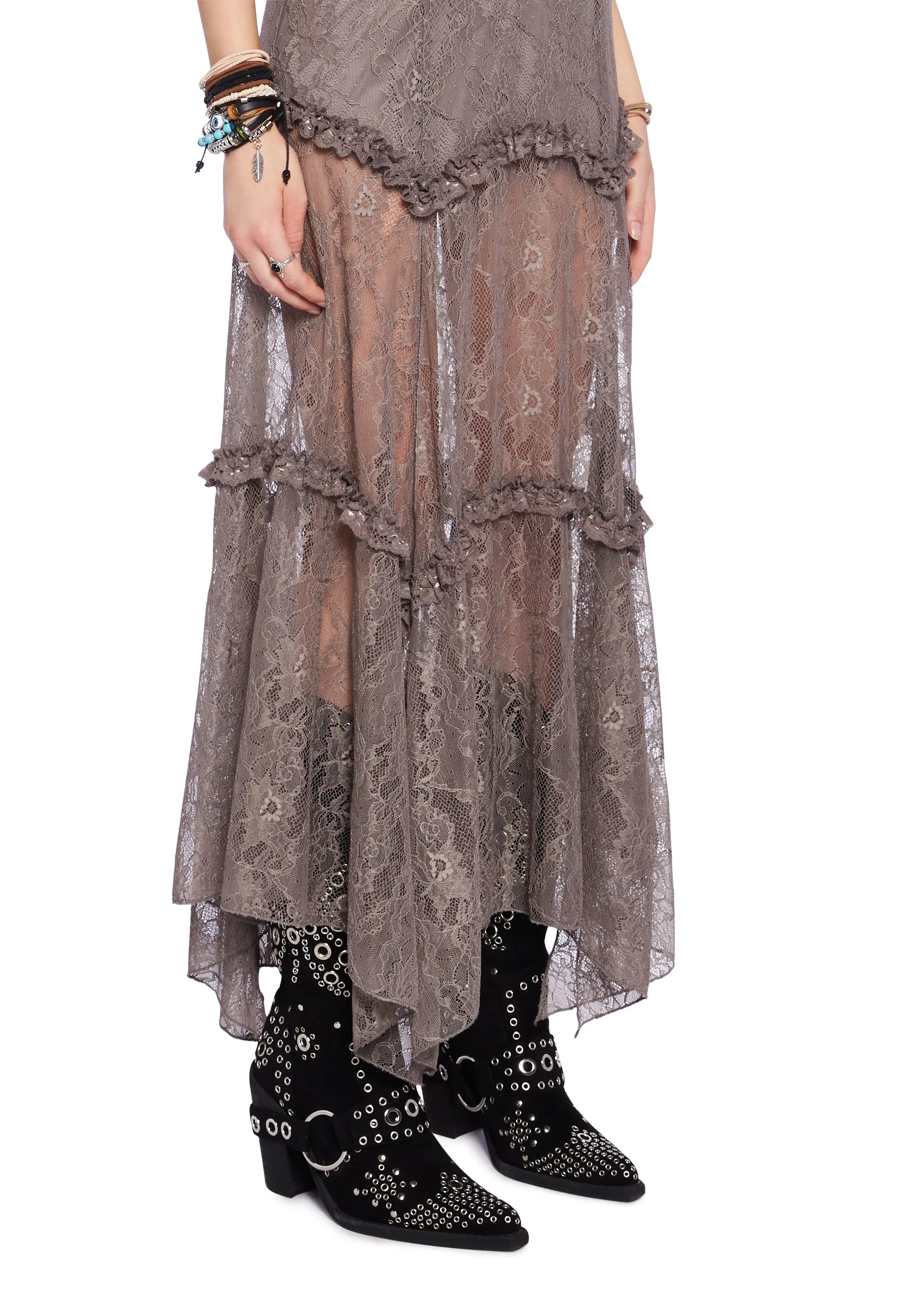 Imagined West Maxi Dress - Brown sold by Dolls Kill product image thumbnail 2