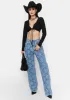 Love You Too Long Sleeve Crop Top sold by Dolls Kill
