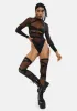 Tease Me Please Me Bodysuit Set sold by Dolls Kill