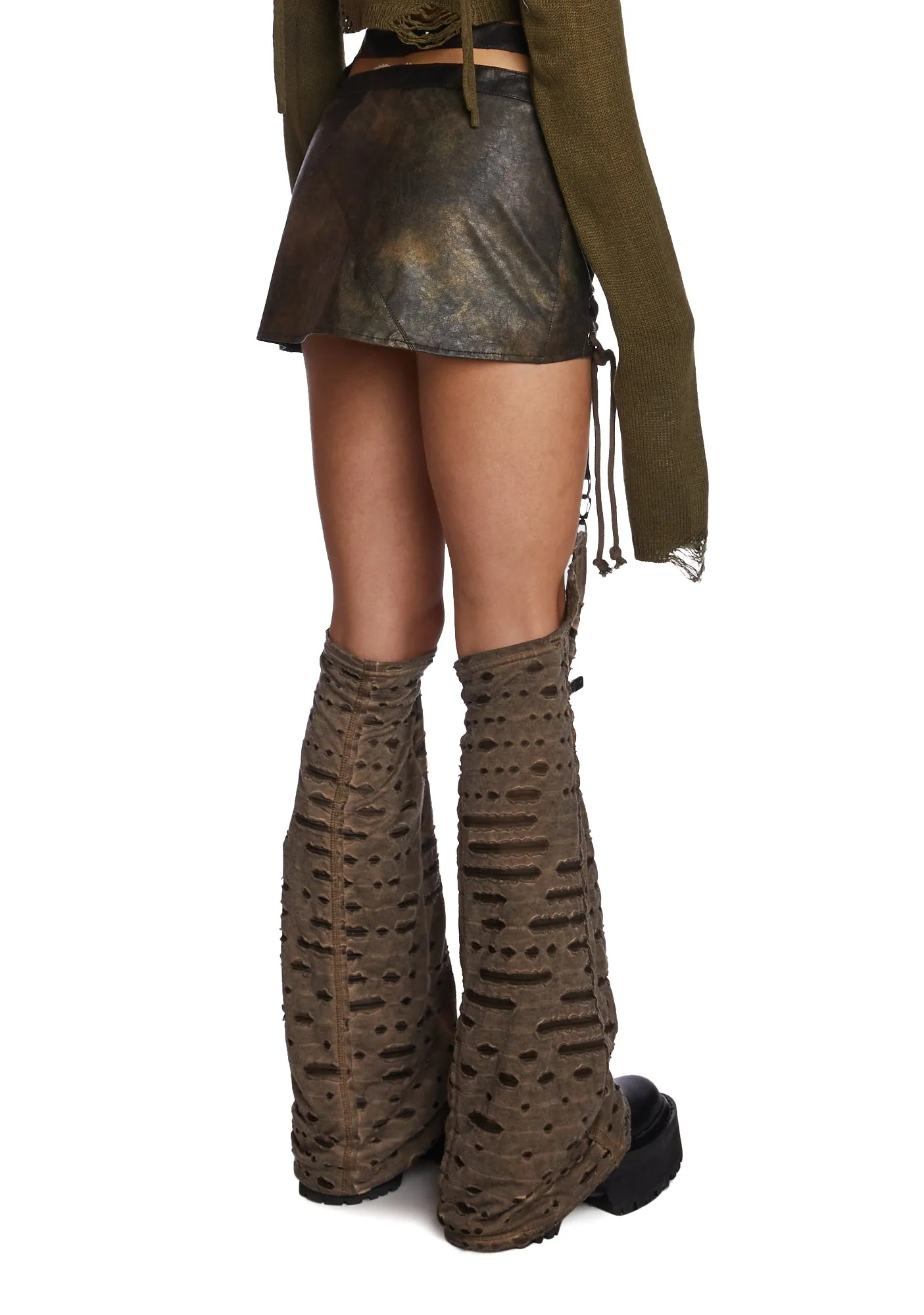 Echo Skirt With Leg Warmers sold by Dolls Kill product image thumbnail 3