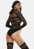 Tease Me Please Me Bodysuit Set sold by Dolls Kill