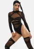 Tease Me Please Me Bodysuit Set sold by Dolls Kill
