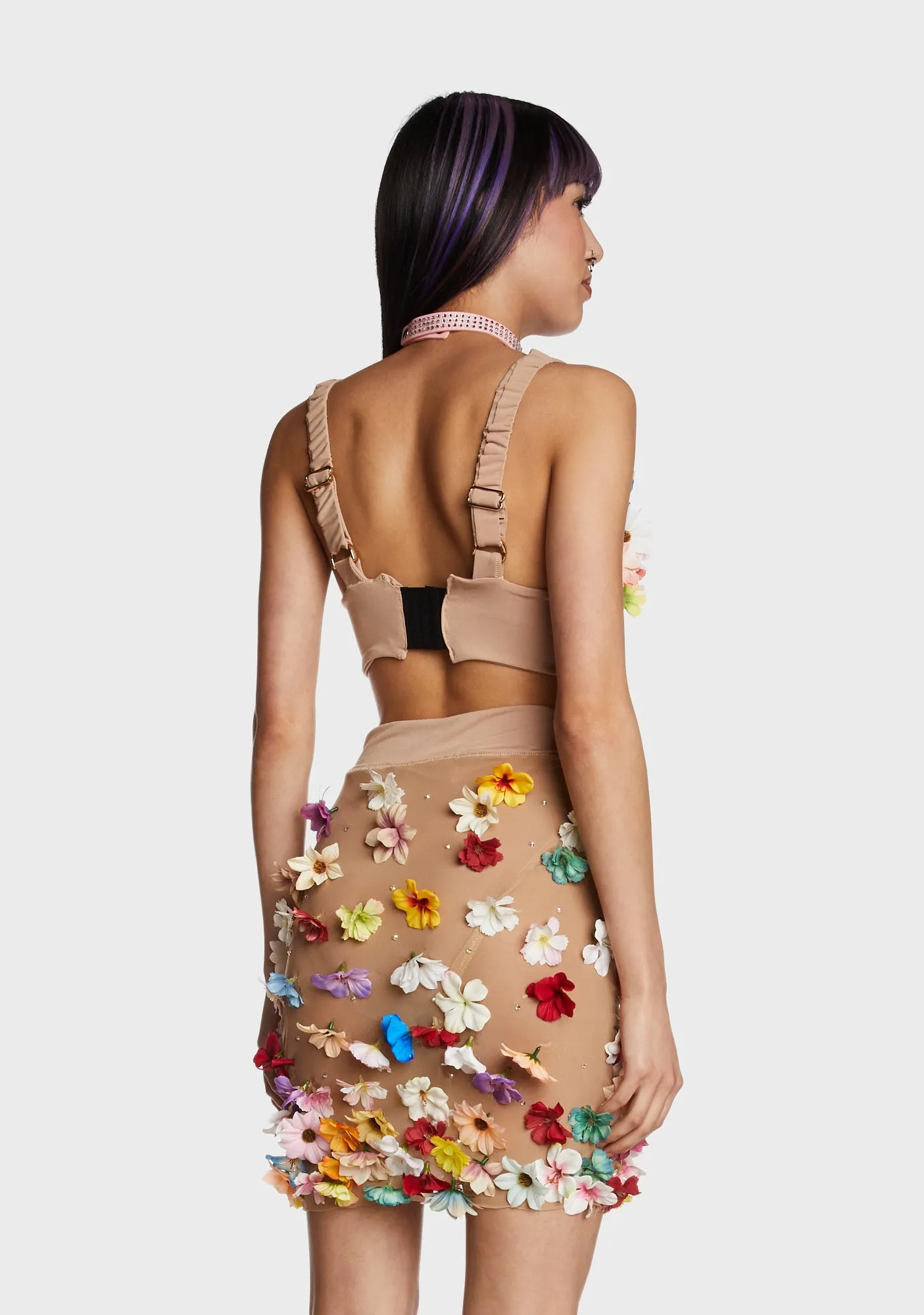 Flower Power Bralette sold by Dolls Kill product image thumbnail 4