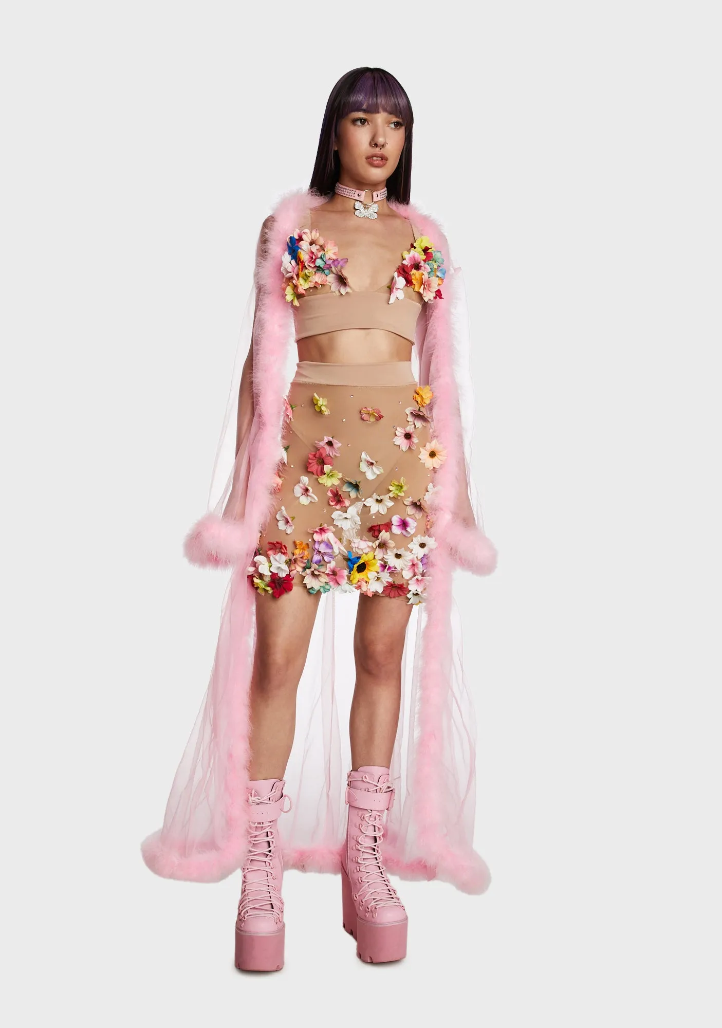 Flower Power Bralette sold by Dolls Kill product image thumbnail 2