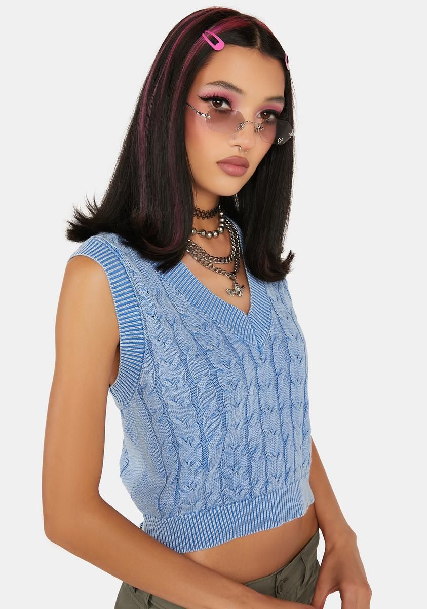 Work Smarter Sweater Vest sold by Dolls Kill product image thumbnail 2