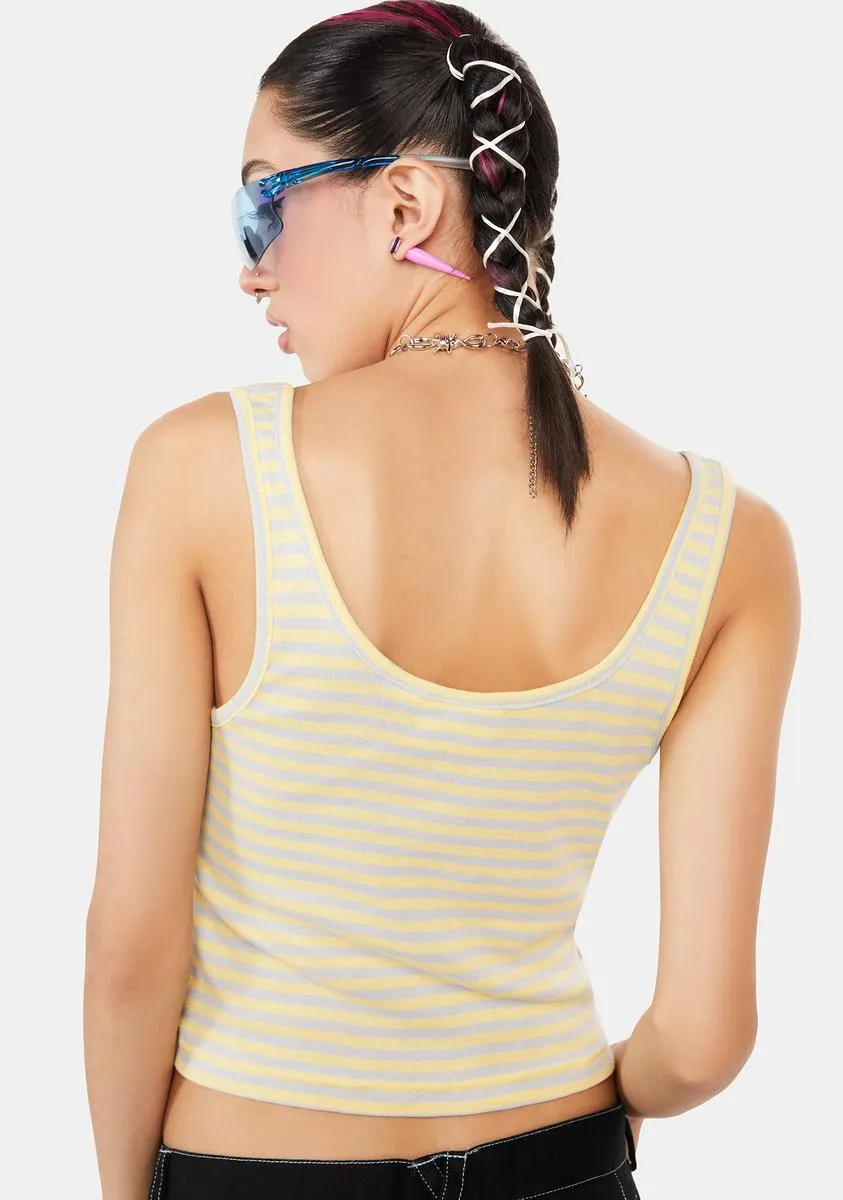 Sunny Stripe Tank sold by Dolls Kill product image thumbnail 4