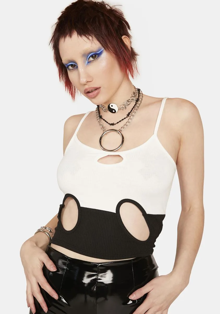 Fusion Fix Two-Tone Tank Top sold by Dolls Kill