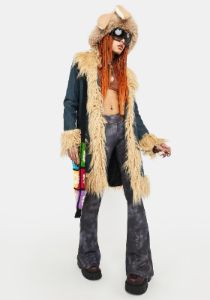 Never Growing Up Denim Coat sold by Dolls Kill